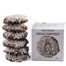 Load image into Gallery viewer, Chocolate Tahini Biscuits  (GF, V 400 g)
