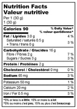 Load image into Gallery viewer, Vegan Shortbread Nutrition Info
